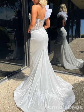 Gorgeous Sweetheart One Shoulder Mermaid Long Prom Dress,PD380