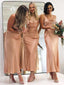 Popular Spaghetti Strap Mermaid Long Bridesmaid Dress,  BD113