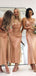 Popular Spaghetti Strap Mermaid Long Bridesmaid Dress,  BD113