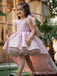 Gorgeous Pink High-Low A-line Long Flower Girl Dress,  FGD100