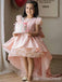 Gorgeous Pink High-Low A-line Long Flower Girl Dress,  FGD100