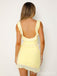 Simple Yellow A-line Short Mini Homecoming Dress,  HD75