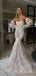 Luxury Sweatheart Mermaid Lace Appliques Long Wedding Dress, WD104