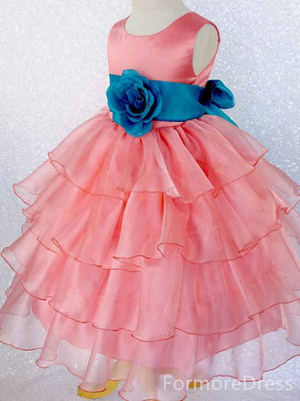 Elegant Gorgeous A-line Long Flower Girl Dress,  FGD95