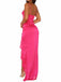 Elegant Sweetheart Spaghetti Strap Side Slit Mermaid Long Prom Dress,PD430