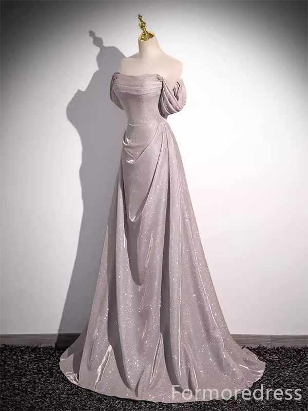 Elegant Off-Shoulder Strapless Mermaid Long Prom Dress,PD436