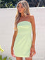 Popular Strapless A-line Short Mini Homecoming Dress,  HD81