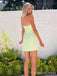 Popular Strapless A-line Short Mini Homecoming Dress,  HD81