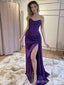 Elegant V-neck Strapless Split Side Mermaid Long Prom Dress,PD4586