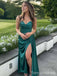 Elegant Sweetheart Split Side Mermaid Long Prom Dress,PD4590
