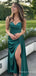 Elegant Sweetheart Split Side Mermaid Long Prom Dress,PD4590