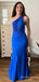 Elegant One Shoulder Mermaid  Long Prom Dress,  PD75