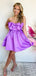 Elegant Strapless A-line Short Mini Homecoming Dress,  HD207