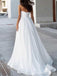 Elegant Sweatheart A-line Long Wedding Dress, WD117