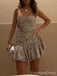 Sparkly Strapless A-line Short Mini Homecoming Dress,  HD97