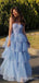 Elegant Strapless A-line Long Prom Dress, Evening Dress, PD100