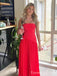 Elegant Strapless A-line Long Prom Dress, Evening Dress, PD102