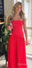 Elegant Strapless A-line Long Prom Dress, Evening Dress, PD102