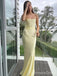 Elegant Spaghetti Strap Mermaid Long Prom Dress, Evening Dress, PD103