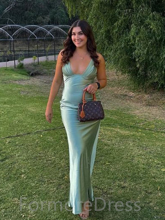 Sexy Mermaid Staghetti Strap Long Prom Dress,Evening Dress,PD14