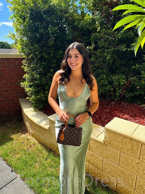 Sexy Mermaid Staghetti Strap Long Prom Dress,Evening Dress,PD14