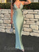 Sexy Mermaid Staghetti Strap Long Prom Dress,Evening Dress,PD14
