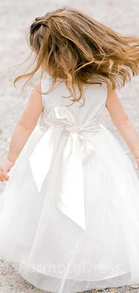 Sweet Flower Girl A-line Dress, Cute Flower Girl Dress, FGD02