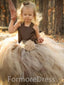 Lovely A-line Halter Long Flower Girl Dress,  FGD13