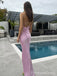 Elegant Spaghetti Strap Mermaid Long Prom Dress, Evening Dress, PD104