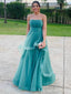 Elegant Srapless A-line Long Prom Dress, Evening Dress, PD107