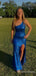 Elegant One Shoulder Mermaid Long Prom Dress, Evening Dress, PD109