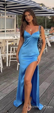 Elegant Sweatheart Mermaid Split Side Long Prom Dress, Evening Dress, PD111