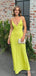 Elegant V-neck Spaghetti Strap Mermaid Long Prom Dress, PD113