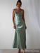 Elegant Split Side A-line Long Bridesmaid Dress,  BD137