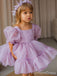 Elegant Ruffles A-line Long Flower Girl Dress,  FGD86