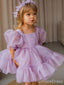 Elegant Ruffles A-line Long Flower Girl Dress,  FGD86