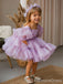 Elegant Ruffles A-line Long Flower Girl Dress,  FGD86