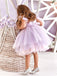 Simple Tulle A-line Long Flower Girl Dress,  FGD87