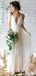 Sexy V-neck Spaghetti Strsap A-line Long Wedding Dress,  WD08