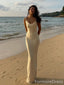 Elegant Spaghetti Strap Mermaid Long Prom Dress, PD121