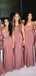 Elegant Spaghetti Strap Mermaid Long Bridesmaid Dress,  BD160