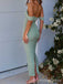 Simple Strapless Off-Shoulder Mermaid Long Prom Dress, Evening Dress,PD132