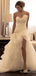 Gorgeous Strapless Split Side Mermaid Long Wedding Dress, WD153