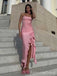 Elegant Strapless Split Side Mermaid Long Prom Dress, Evening Dress,PD142