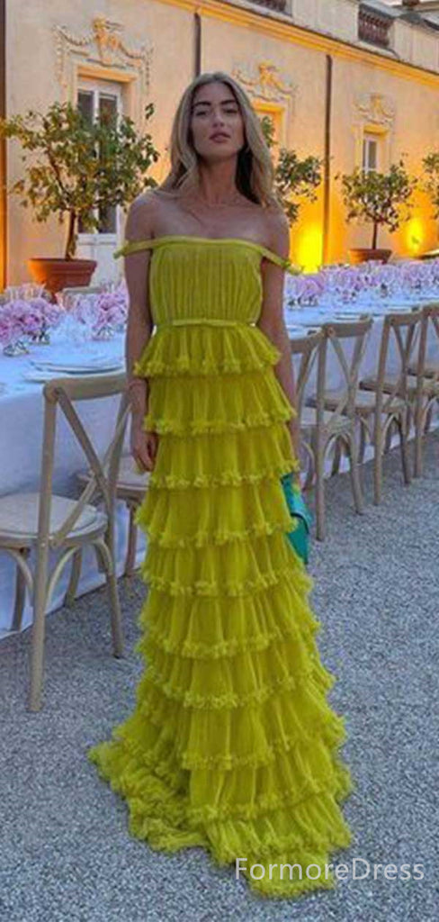 Elegant Off-Shoulder Mermaid Long Prom Dress, Evening Dress,PD144