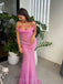 Sexy Pink A-line Spaghetti Strap Long Prom Dress,Evening Dress,PD19