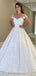 Gorgeous Sweatheart Off-Shoulder Lace A-line Long Wedding Dress, WD160