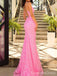 Elegant V-neck Spaghetti Strap Mermaid Long Prom Dress, Evening Dress,PD150