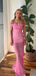 Sexy Pink A-line Spaghetti Strap Long Prom Dress,Evening Dress,PD19