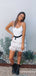 Prety Spaghetti Strap  A-line Short Mini Homecoming Dress,  HD17